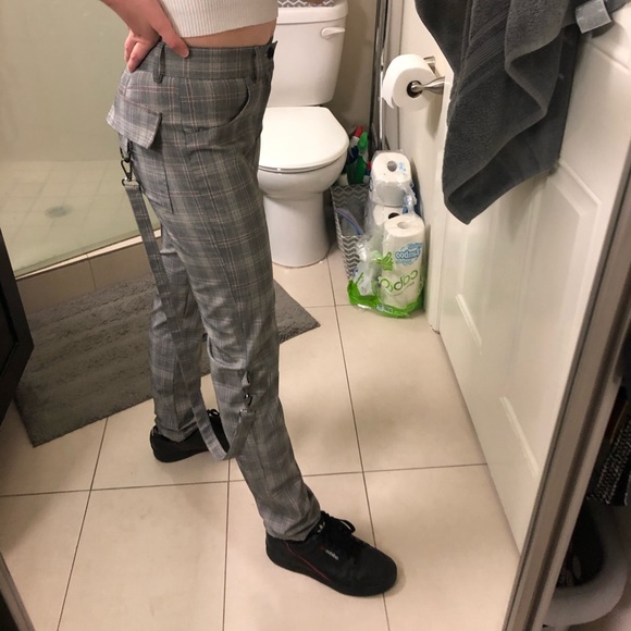 LF PLAID PARACHUTE PANTS - Picture 4 of 7